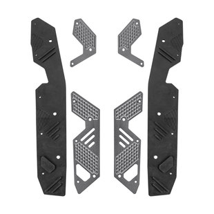 适用本田23-25新款ADV160改装防滑脚垫铝合金脚踏板耐磨加厚