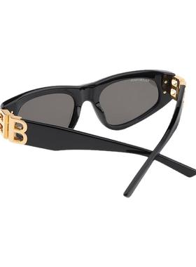 白敬亭同款巴黎世家猫眼墨镜