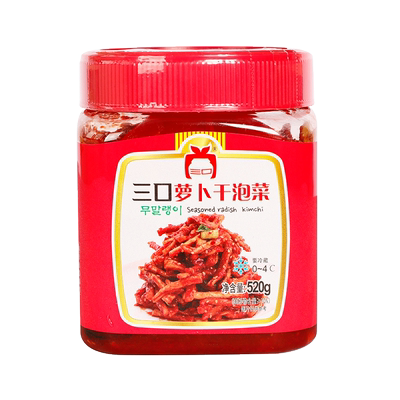 三口一品萝卜干新鲜日期泡菜