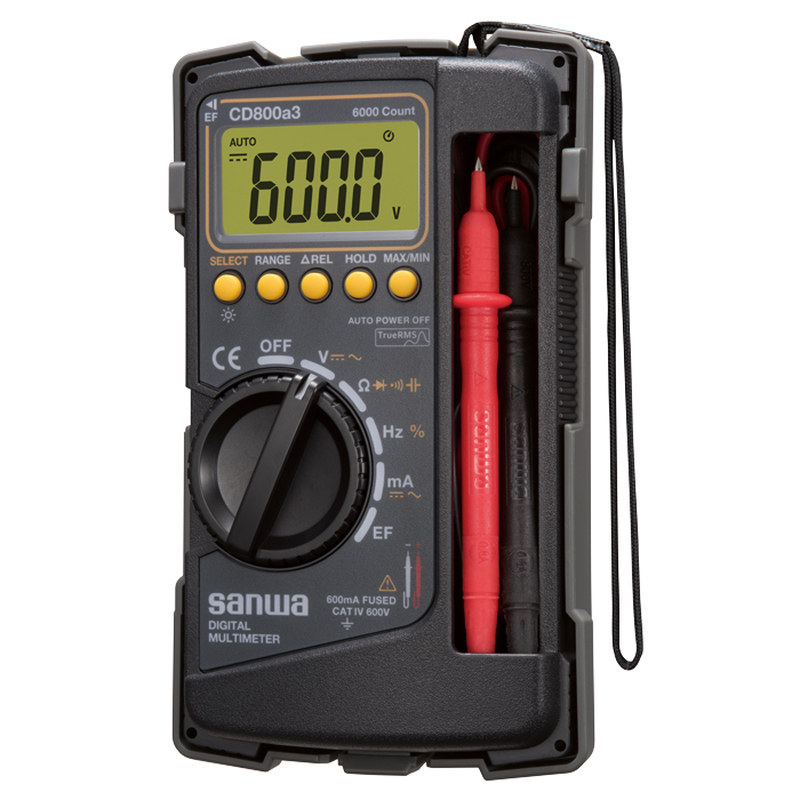 sanwa数字万用表坚固一体CD800A