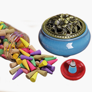 天然宝塔香薰艾草驱蚊香除臭除味净化空气持久留香沉香桂花香老檀