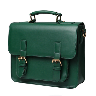 日韩百搭复古风jk制服斜挎单肩包