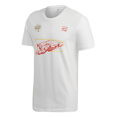 Adidas/阿迪达斯正品MARVEL IRON MAN 男子运动型格短袖T恤FN1763