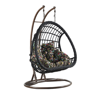 新款双人吊椅吊篮摇篮椅吊兰躺床室内外阳台秋千成人家用藤椅吊床