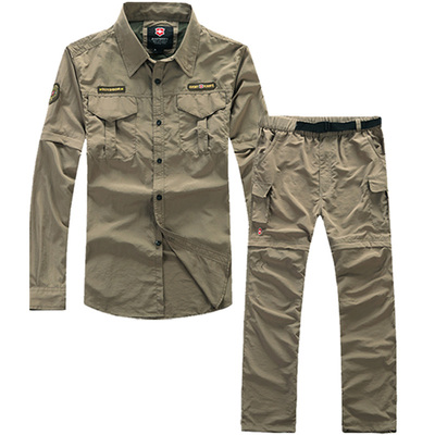 正品科海特 男女款 夏户外休闲弹力加厚防水速干裤 快干长裤12044