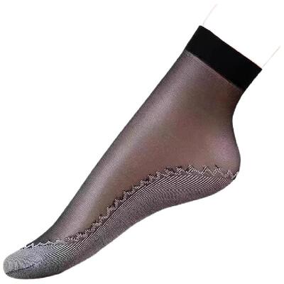 棉底丝袜女棉底薄款春秋水晶丝袜