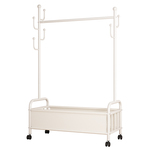 卧室落地挂衣架大学生宿舍小衣架可移动收纳置物架小型简易衣帽架