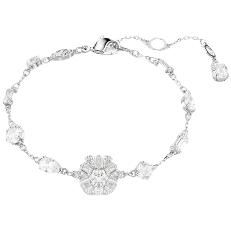 Swarovski/施华洛世奇Idyllia系列女士混合切割雪花形时尚手链