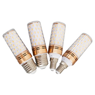 全光谱护眼led灯泡E14小螺口E27玉米灯家用水晶节能吊灯三色变光