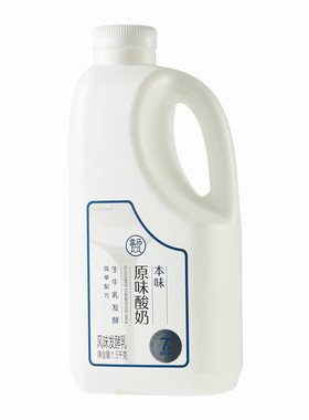 盒马原味1.5kg桶装益生菌酸奶