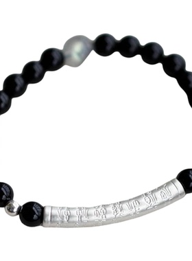 转运珠送女友礼物手串纯银新中式