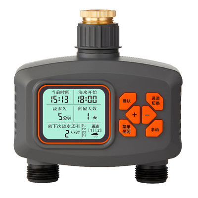 两路双控定时浇水器自动浇花神器