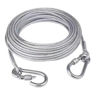 晾衣绳子室外晒被子加粗包塑钢丝绳阳台顶楼专用防风防滑凉晒神器