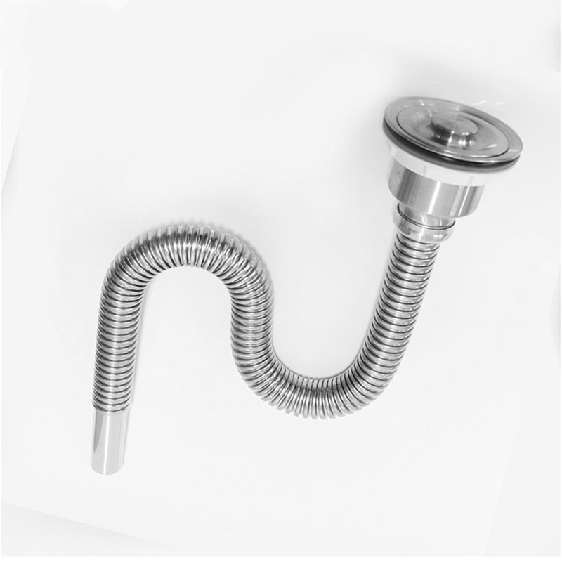 洗菜盆不锈钢下水管套装漏水排水管道配件塞厨房水槽洗碗池下水器