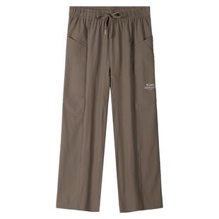 骆驼女装阔腿裤2026夏季新款松紧腰防晒速干透气垂感直筒休闲裤女