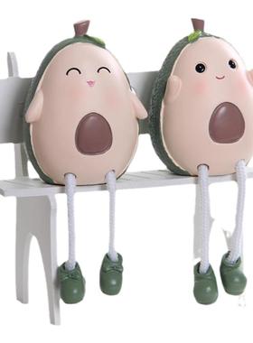 可爱风吊脚娃娃客厅卧室家居装饰