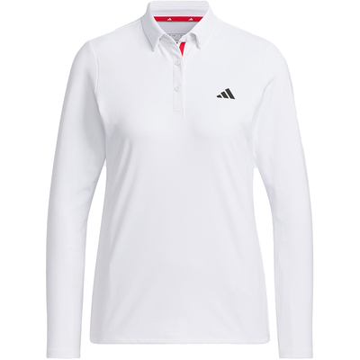 Adidas/阿迪达斯正品高尔夫女士运动翻领长袖POLO衫IS4788