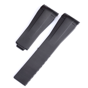 硅胶手表带适配劳力士黑绿水鬼迪通拿RUBBER 20MM橡胶表带B探险家
