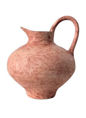 浴舍 诧寂风斑驳陶瓷花瓶玄关客厅桌面复古高级感装饰品插花摆件