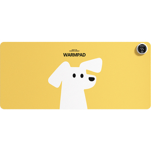 加热鼠标垫超大发热学生书桌电脑暖桌垫办公室桌面暖手电热垫冬天