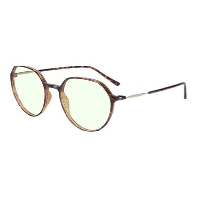 JINS睛姿防蓝光辐射平光眼镜框玳瑁电脑护目镜升级定制FPC23A001