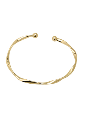 竹节莫比乌斯开口手镯