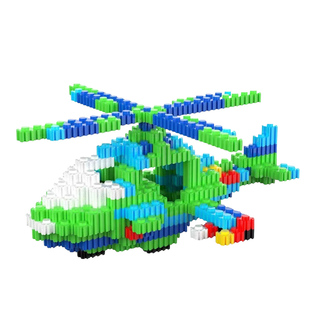 微小颗粒拼装飞机乐积木高汽车益智儿童玩具小学生简单拼图男女孩