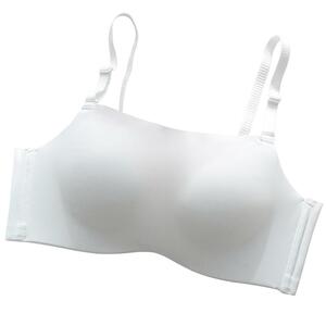 防走光白色乳胶内衣女聚拢裹抹胸