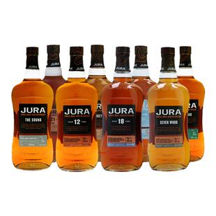欧洲直邮isle of jura朱拉小岛麦芽威士忌12年40%700ml英国礼盒装