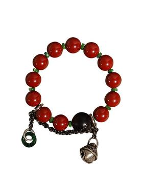 CELESTIAL TAO REALM/道轩堂丹铃仙音福缘手串 道系国风朱砂银饰