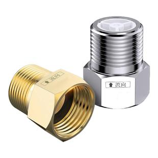 全铜马桶止回阀卫生间单向水管防反水热水器通用型水表回水逆止阀