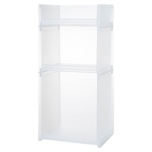 霜山可叠加收纳架客厅桌下书包书本置物架办公室书桌文件整理架子