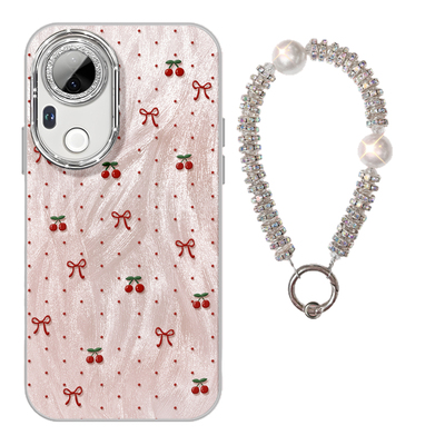 适用vivos30promini手机壳s12女款s19pro保护套s18全包镜头膜s17防摔s15/s12硬外壳s9红色樱桃s16新款vivos20