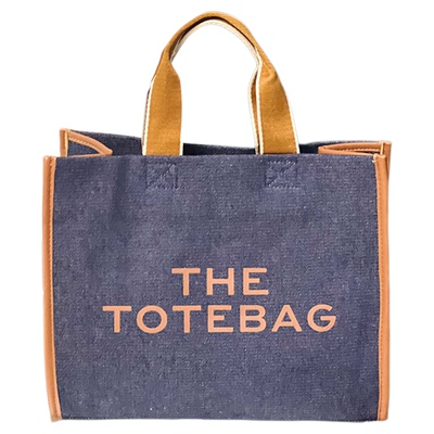 手提袋牛仔布上班小拎包托特包