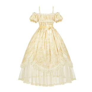 来信与诗·落花为信|WP原创副牌肩带可拆印花短jsk/长op双子秋lo