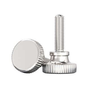 不锈钢304高头滚花手拧螺丝GB834手扭台阶螺丝钉M2M2.5M3M4M5M6M8