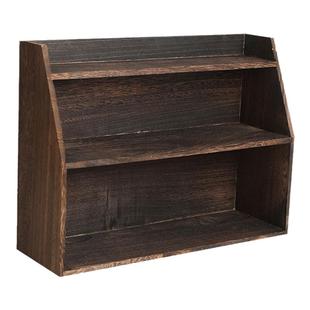 实木茶杯架中式复古茶壶摆放桌面茶具置物架收纳架壁挂博古架简约