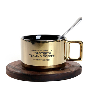 意式浓缩下午茶杯欧美式小咖啡杯带碟勺套装 精致Espresso陶瓷杯