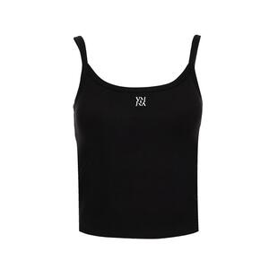 绫致Vero Moda吊带女春自带胸垫字母刺绣修身吊带清凉百搭