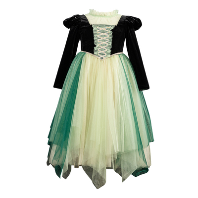 【品牌】女童长款安娜公主裙春秋