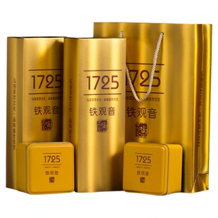 铁观音茶叶1725浓香型新春茶安溪兰花香清香茶500g小包装送礼盒装