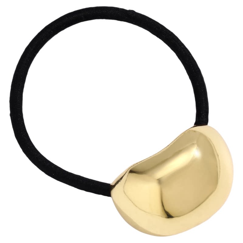 不规则光面弧面弹力绳发带 欧美简约时尚个性网红ins风箍头发饰品