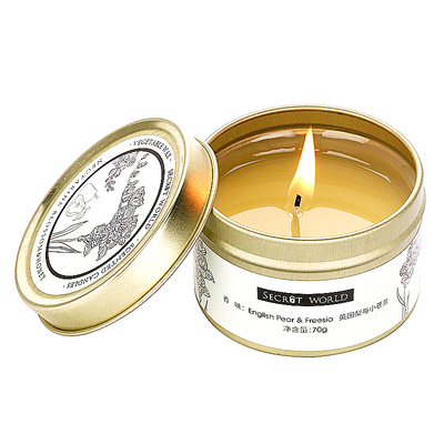 乌龙蜜桃味香薰蜡烛手工伴手礼品