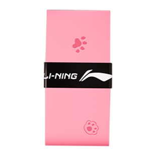 李宁羽毛球拍手胶GP2000防滑耐磨耐用吸汗带3条装白色PU光面薄款