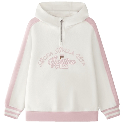 FILA斐乐女中大童连帽卫衣