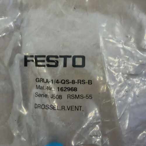 19 Stück FESTO Drossel-Rückschlagventil GRLA-1/4-QS-8-RS-B