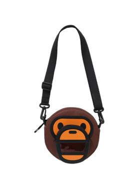 BABYMILO圆形圆饼斜挎包BAPE