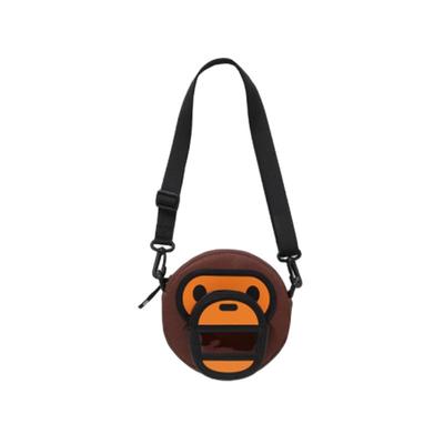 BABYMILO圆形圆饼斜挎包BAPE