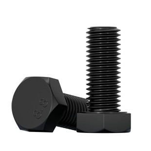 8.8级外六角螺丝钉黑色高强度加长螺栓M3M4M5M6M8M10M12M16M20-30