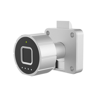 智能指纹新型抽屉锁办公桌免开孔密码锁信箱铁皮文件柜子锁柜门锁